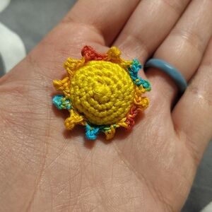 Colorful Micro-crochet Sun